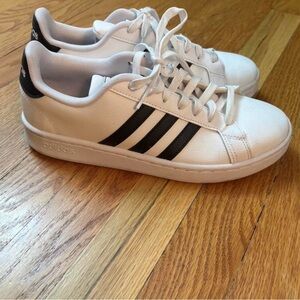 Adidas White and Black Athletic Shoes